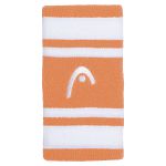 Head Striped Wristband 5'' Apricot / White - 2 szt.